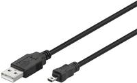 USB 2.0 Hi-Speed Kabel A Stecker > Mini-Stecker 8-pol.
