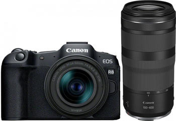 Canon EOS R8 Kit 24-50 mm + 100-400 mm