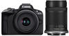Canon EOS R50 Kit 18-45 mm + 55-210 mm schwarz