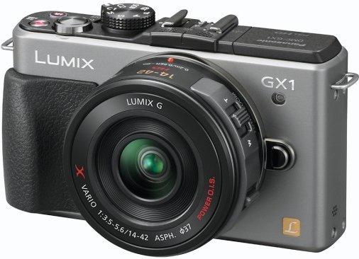 Panasonic Lumix DMC-GX1 Kit 14-42 mm PZ silber