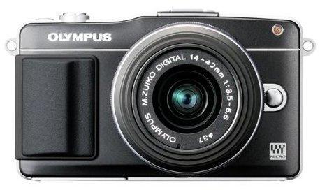 Olympus PEN E-PM2 schwarz + 14-42mm II R