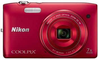 Nikon Coolpix S3500 Rot
