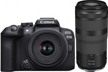 Canon EOS R10 Kit 18-150 mm + 100-400 mm