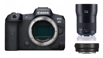 Canon EOS R5 Kit 50 mm Zeiss Milvus + EF-Adapter