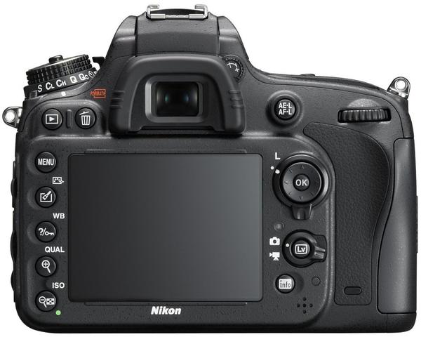 Vollformatkamera Blitz & Display Nikon D610