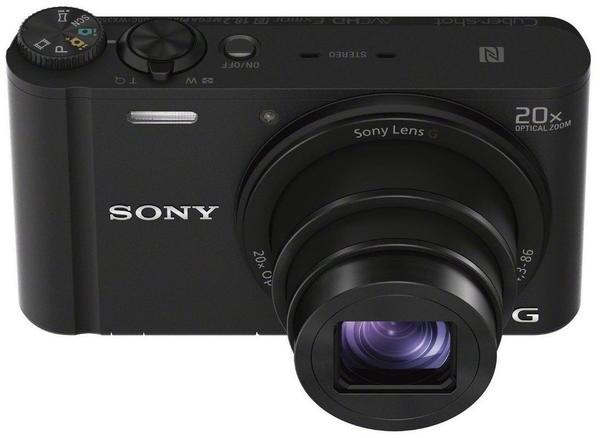 digitale Kompaktkamera Eigenschaften & Konnektivität Sony Cyber-shot DSC-WX350 schwarz