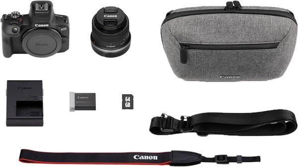 Ausstattung & Sensor Canon EOS R100 Kit 18-45 mm + Kameratasche + 64GB SD-Karte
