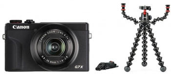 Canon PowerShot G7X Mark III + NB-13L + Joby Gorillapod Rig schwarz