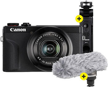 Canon PowerShot G7X Mark III Social Media Kit schwarz