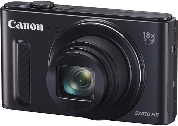 Ausstattung & Display Canon Powershot SX610 HS schwarz