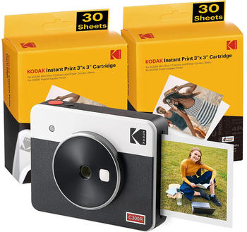 Kodak Mini Shot 3 Square Retro + 68 Blatt weiß