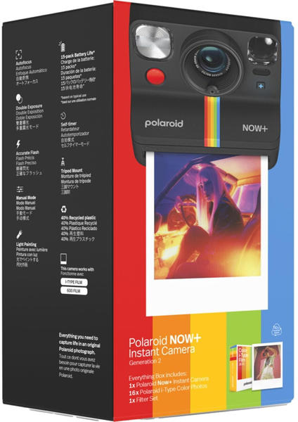 Allgemeine Daten & Ausstattung Polaroid NOW+ Generation 2 schwarz Everything Box