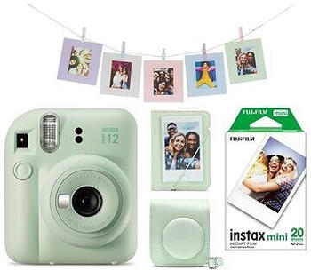 Fujifilm Instax Mini 12 mint green + Mini 12 ACC Kit + 2x10 Film
