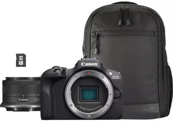 Canon EOS R50 Kit 18-45 mm Travel Kit schwarz
