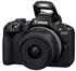 Canon EOS R50 Kit 18-45 mm Travel Kit schwarz