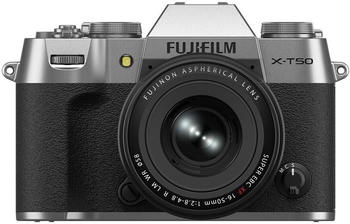 Fujifilm X-T50 Kit 16-50 mm silber
