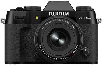 Fujifilm X-T50 Kit 16-50 mm schwarz