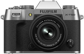 Fujifilm X-T50 Kit 15-45 mm silber