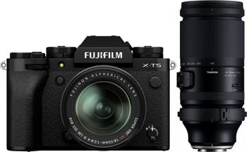 Fujifilm X-T5 Kit 18-55 mm + 150-500 mm Tamron schwarz