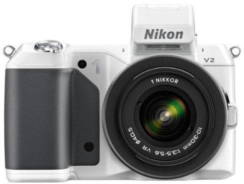 Nikon 1 V2 weiß + 10-30mm VR + 30-110mm VR