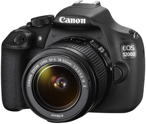 Canon EOS 1200D Kit 18-55 mm Canon IS II schwarz