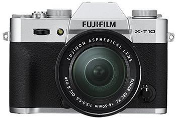 Fujifilm X-T10 silber + XC 16-50mm OIS