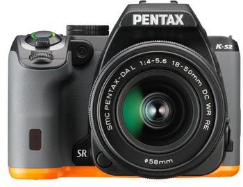 Pentax K-S2 schwarzorange + DA 18-50mm WR