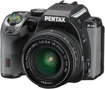 Pentax K-S2 schwarzrennstreifen + DA 18-50mm WR