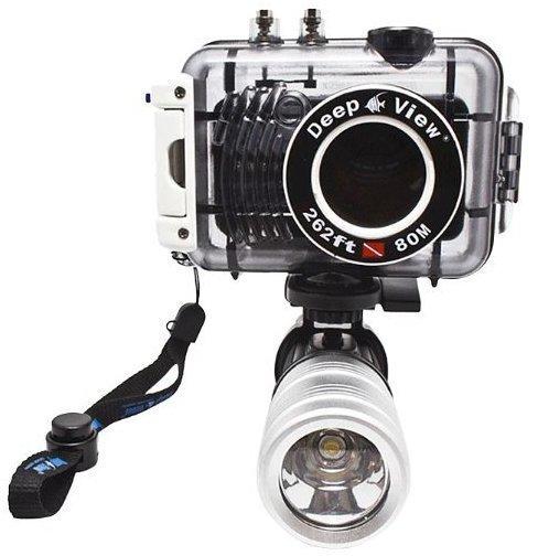 Fujifilm FinePix JX550 schwarz + DeepView Unterwassergehäuse