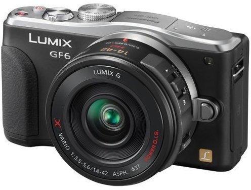 Panasonic Lumix DMC-GF6X schwarz + 14-42mm PZ OIS