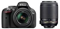 Nikon D5200 schwarz + 18-55mm VR + 55-200mm VR