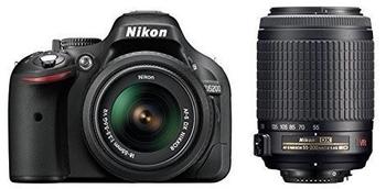 Nikon D5200 schwarz + 18-55mm VR + 55-200mm VR