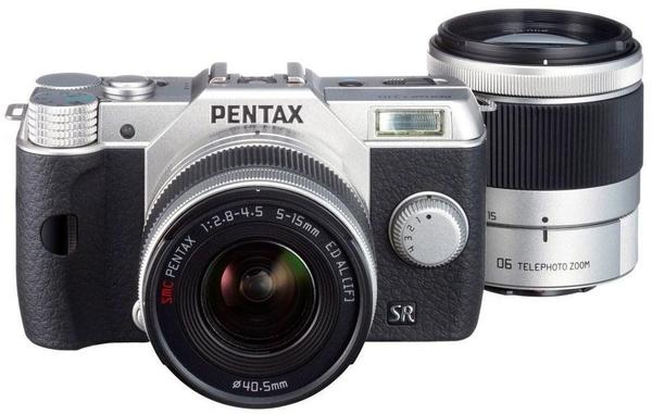 Pentax Q10 schwarz + 5-15mm + 15-45mm