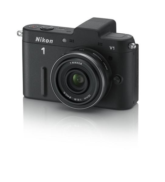 Nikon 1 V1 schwarz + 10mm