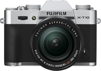 Fujifilm X-T10 silber + XF 18-55mm R LM OIS