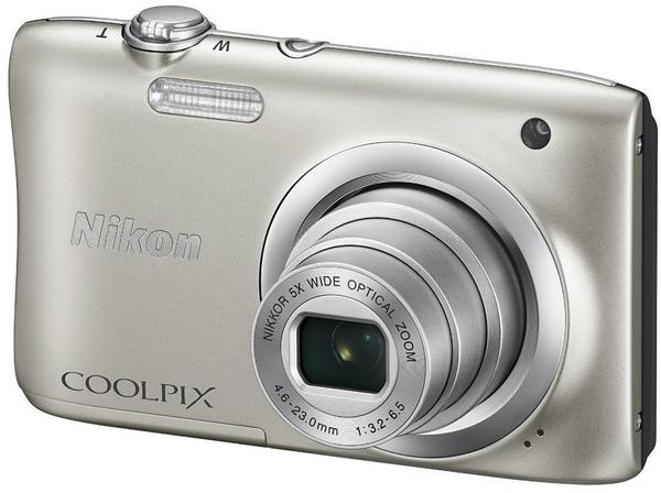 Kompaktkamera Sensor & Eigenschaften Nikon Coolpix A100 silber