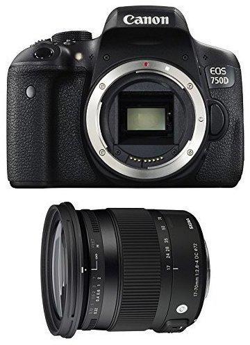 Canon EOS 750D + Sigma 17-70mm DC Makro OS HSM (C)
