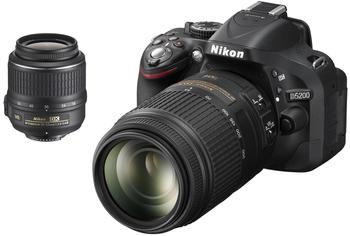 Nikon D5200 schwarz + 18-55mm VR + 55-300mm VR