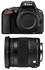 Nikon D5500 schwarz + Sigma 17-70mm DC Makro OS HSM (C)