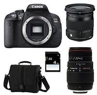 CANON EOS 700D + SIGMA 17-70 CONTEMPORARY + SIGMA 70-300 DG APO MACRO + Sac + Carte
