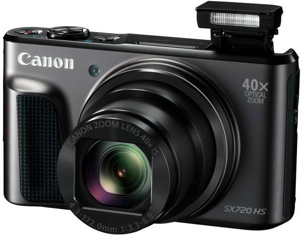 Konnektivität & Objektiv Canon PowerShot SX720 HS schwarz