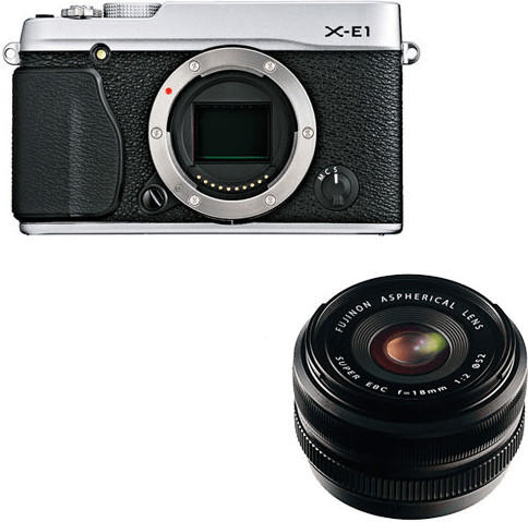 Fuji X-E1 Body silber