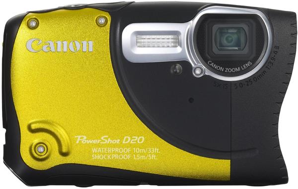 Canon PowerShot D20 gelb