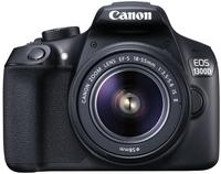 Canon EOS 1300D + 18-55IS, 18 MP, 5184 x 3456 Pixel, CMOS, Full HD, 485 g, Schwarz -