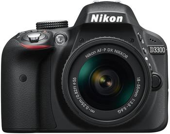 Nikon D3300 schwarz + AF-P DX 18-55mm