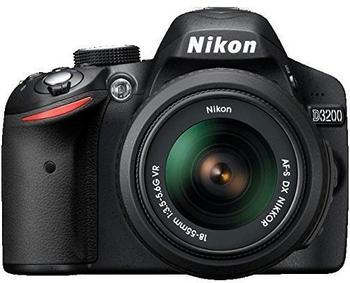 Nikon D3200 schwarz + 18-55mm VR II + 55-200mm VR