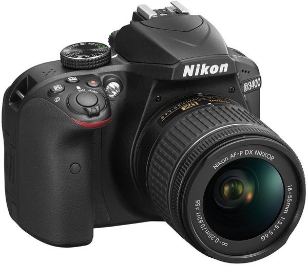 Nikon D3400 schwarz + AF-P DX 18-55mm VR