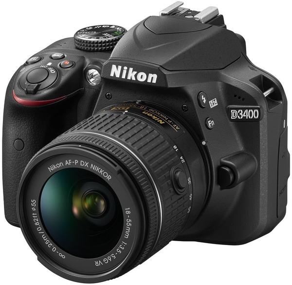 Display & Sensor Nikon D3400 schwarz + AF-P DX 18-55mm VR