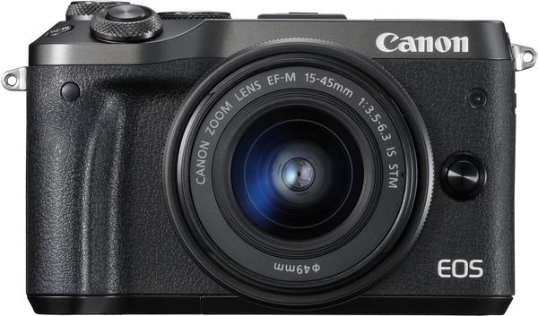 Canon EOS M6 Kit 15-45 mm schwarz