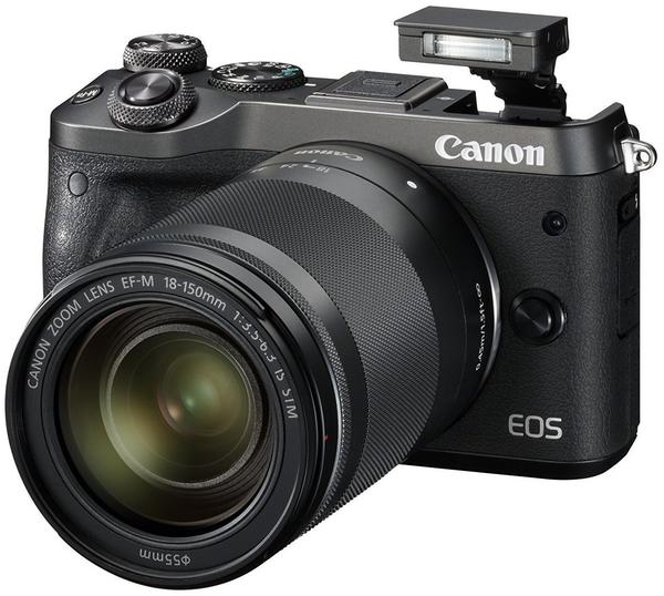 Canon EOS M6 Kit 18-150 mm schwarz